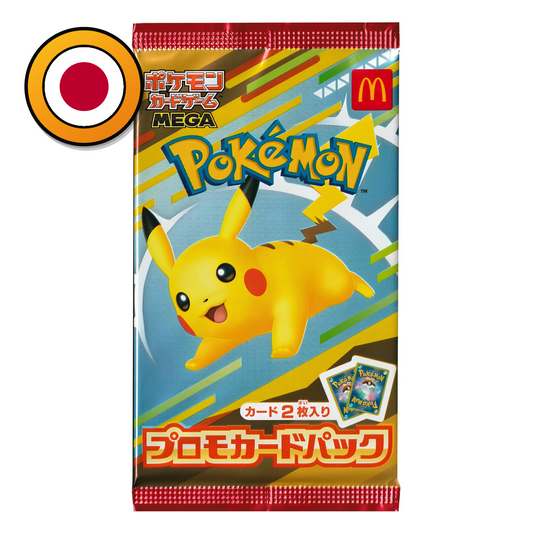 Pokemon McDonalds 2025 Pikachu Promo Booster (Japanisch)
