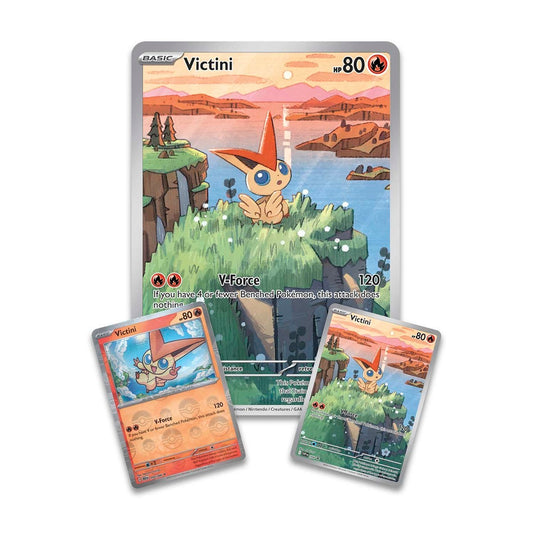 Pokemon Black Bolt & White Flare Victini Illustration Collection