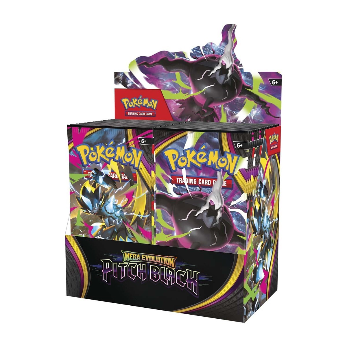 Pokémon TCG: Mega Evolution—Pitch Black Booster Display Box (Englisch) – Sealed OVP