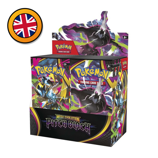 Pokémon TCG: Mega Evolution—Pitch Black Booster Display Box (Englisch) – Sealed OVP
