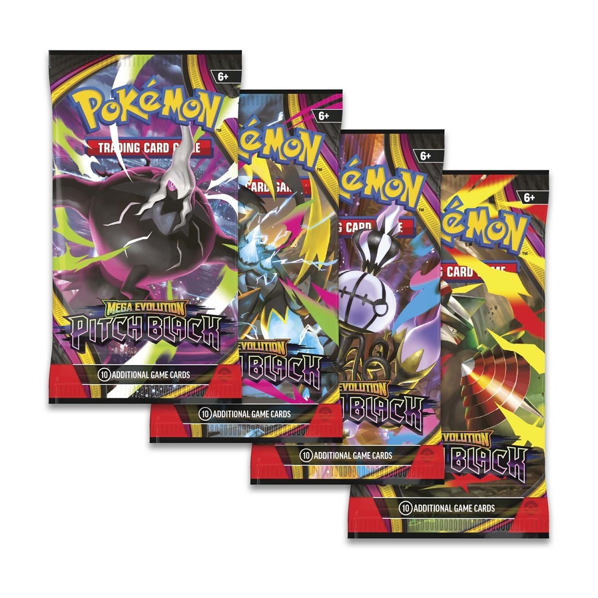 Pokémon TCG: Mega Evolution-Pitch Black Booster – Einzelpack | Englisch Sealed