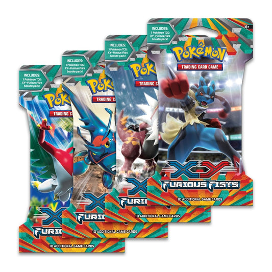 Pokémon TCG: XY – Furious Fists Sleeved Booster (Englisch) - PokéPrinz