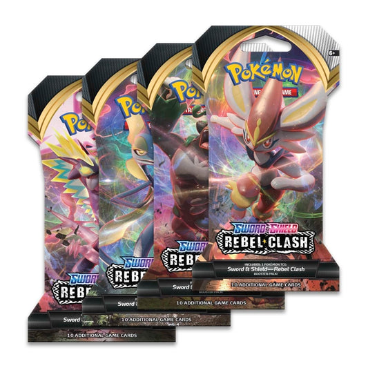 Pokémon TCG: Sword & Shield – Rebel Clash Sleeved Booster (Englisch) - PokéPrinz