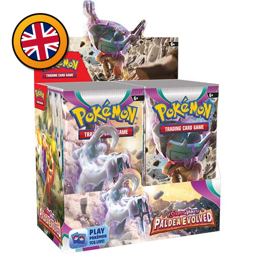 Pokémon TCG: Scarlet & Violet – Paldea Evolved Booster Display (English)