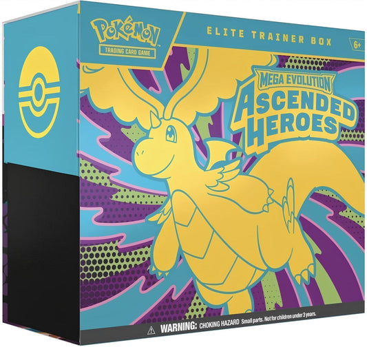 Pokémon TCG: Mega Evolution – Ascended Heroes Elite Trainer Box (ETB) – Englisch - PokéPrinz