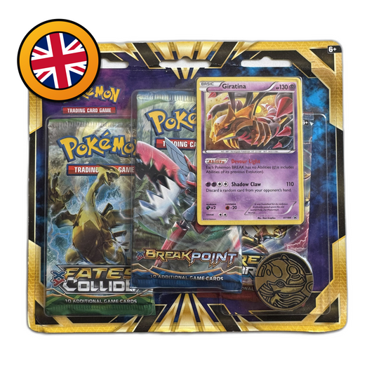 Pokémon TCG: XY 3-Pack Blister – Giratina Promo XY184 (Englisch)