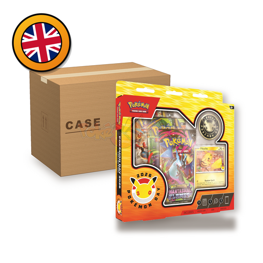 Pokémon TCG: Pokémon Day 2026 Collection – Einzel & Case mit 6 Boxen (Englisch) – Sealed OVP (dB)