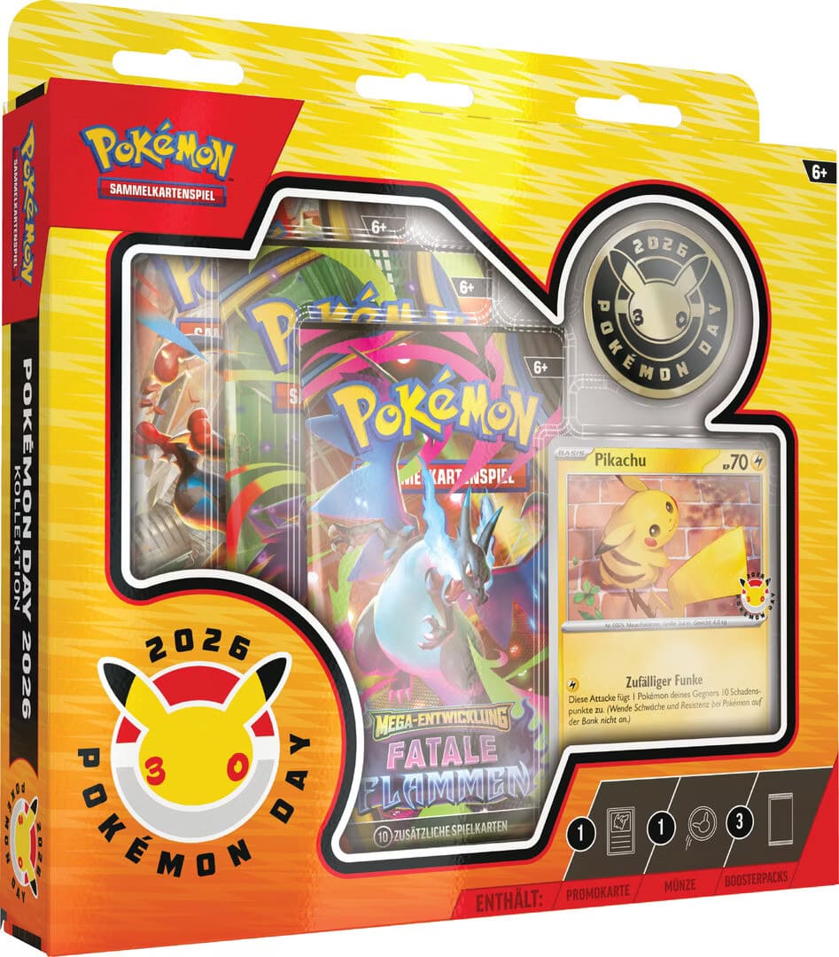 Pokémon TCG: Pokémon Day 2026 Kollektion – 30 Jahre Jubiläum (Deutsch) - PokéPrinz
