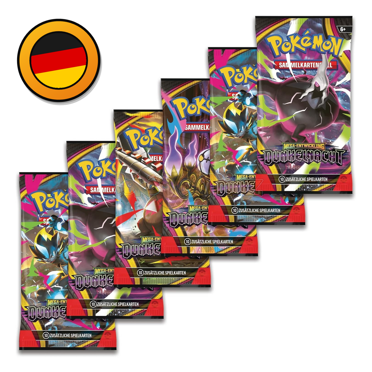 Pokémon TCG: Mega-Entwicklung Dunkelnacht Booster | Deutsch Sealed - PokéPrinz