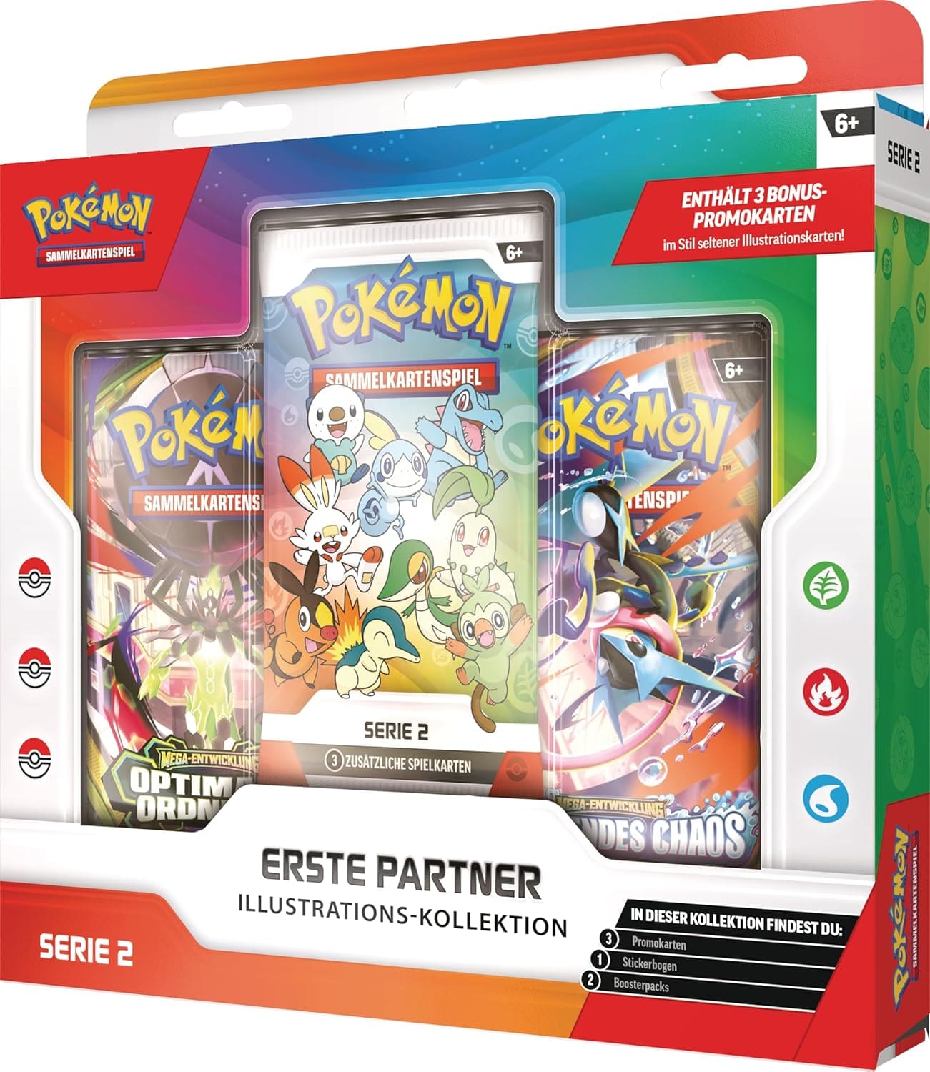Pokémon Erste Partner Illustrations-Kollektion: Serie 2 (Deutsch) – Special Promo Box | Sealed OVP