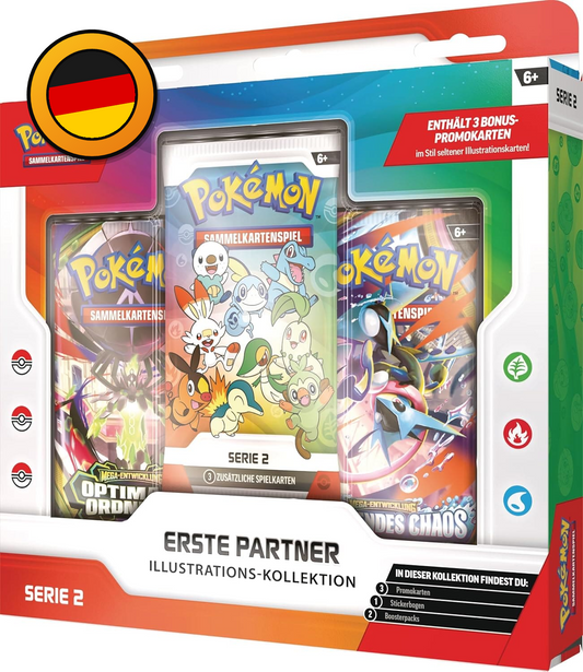 Pokémon Erste Partner Illustrations-Kollektion: Serie 2 (Deutsch) – Special Promo Box | Sealed OVP