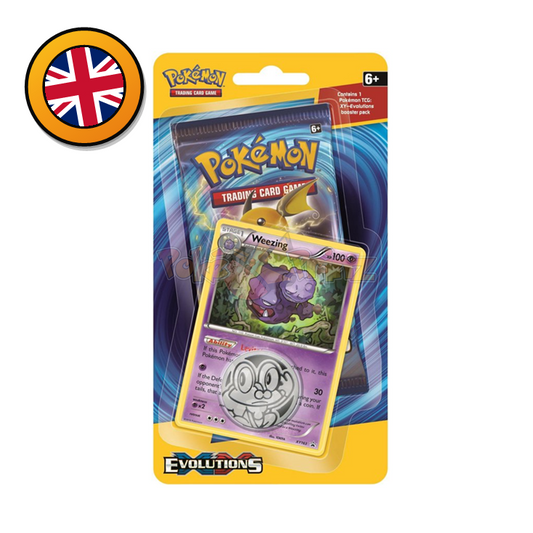 Pokemon XY Evolutions 1 Pack Blister Weezing / Greninja - Englisch - PokéPrinz