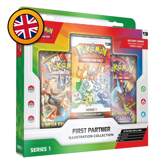 Pokémon First Partner Illustration Collection (Englisch) – Special Promo Box | Sealed OVP - PokéPrinz