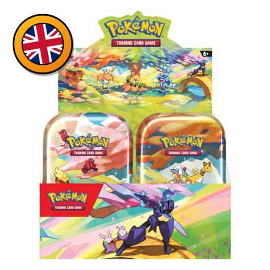 Pokémon TCG: Vibrant Paldea Mini Tin Display | 10 Tins | Englisch Sealed - PokéPrinz