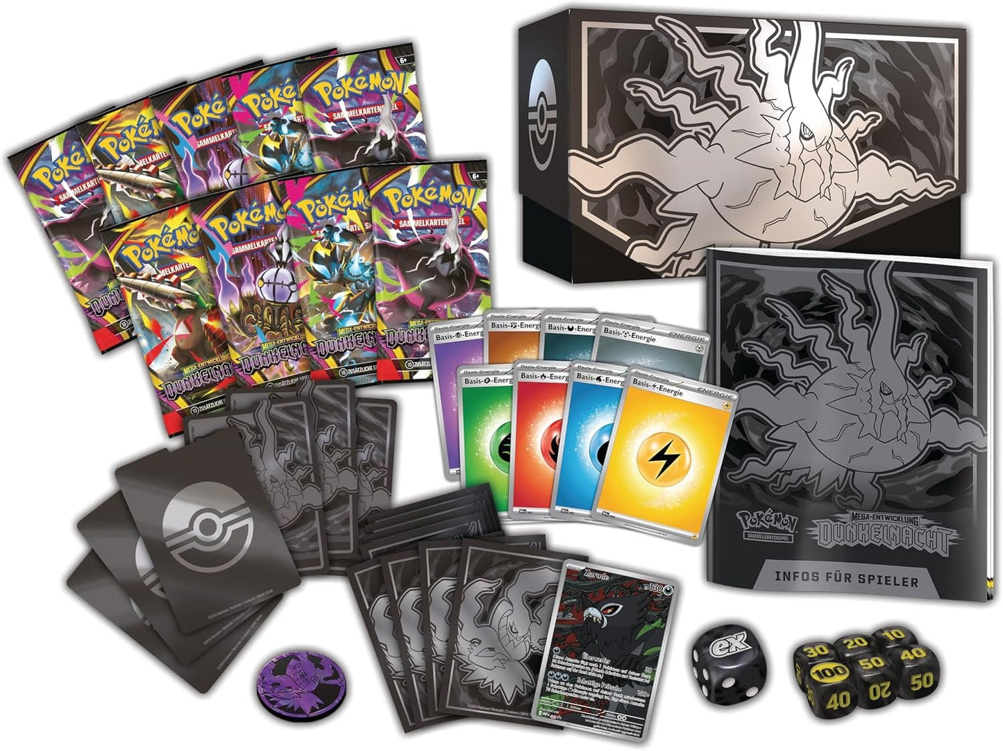 Pokémon TCG: Mega-Entwicklung Dunkelnacht Top-Trainer-Box | Deutsch Sealed