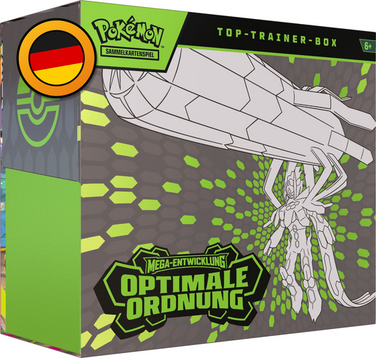 Pokémon TCG: Karmesin & Purpur – Optimale Ordnung Top-Trainer-Box (Deutsch)