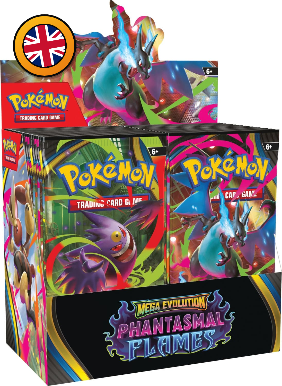 Pokémon TCG: Scarlet & Violet – Phantasmal Flames Booster Display (English) - PokéPrinz