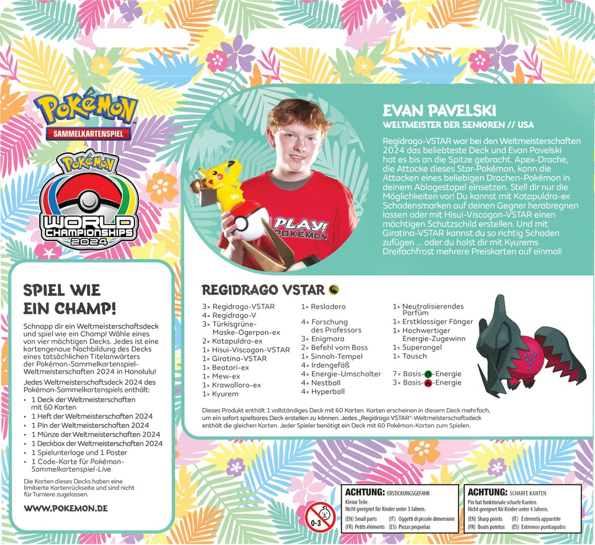 Pokemon Weltmeisterschaftsdecks 2024 Hawaii Honolulu