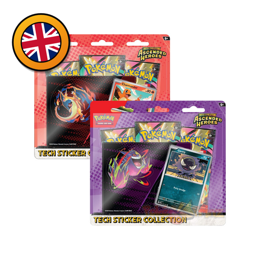 Pokémon Mega Evolution Ascended Heroes Tech Sticker Collection - Englisch - PokéPrinz