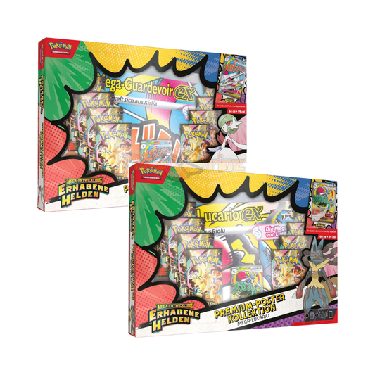 Pokémon TCG: Mega-Entwicklung – Erhabene Helden Premium-Poster-Kollektion