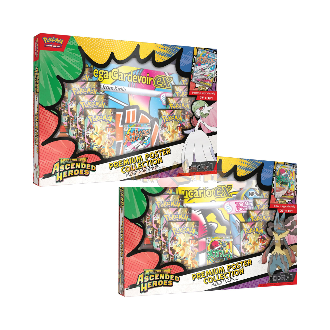 Pokémon TCG: Mega Evolution – Ascended Heroes Premium Poster Collection (Englisch)