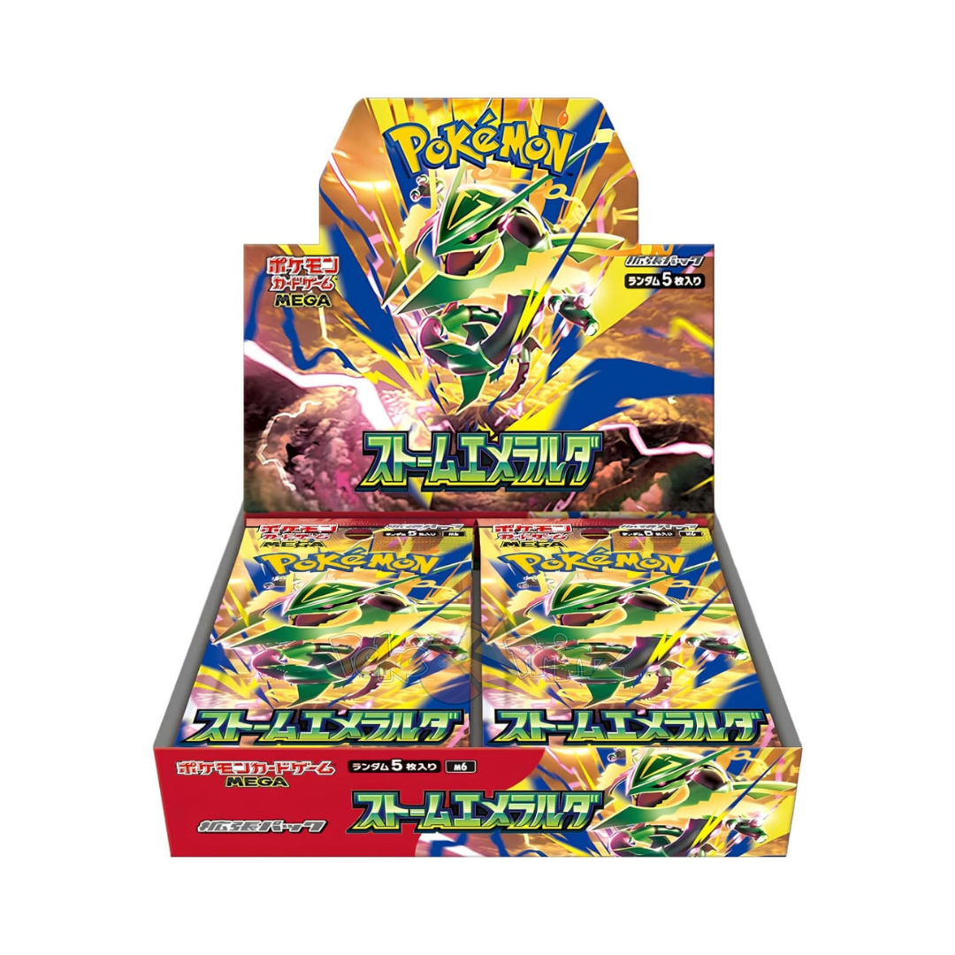 Pokémon Display – Storm Emerald (M6) Japanisch Booster Box | Sealed OVP
