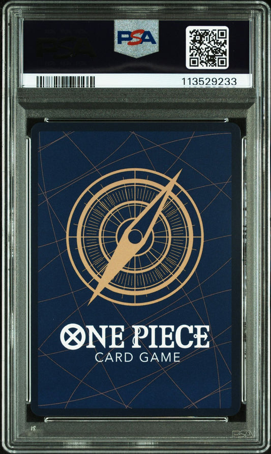 PSA 10 - 2025 ONE PIECE JAPANESE OP11-A FIST OF DIVINE SPEED | ALTERNATE ART #080 GEAR TWO - PokéPrinz