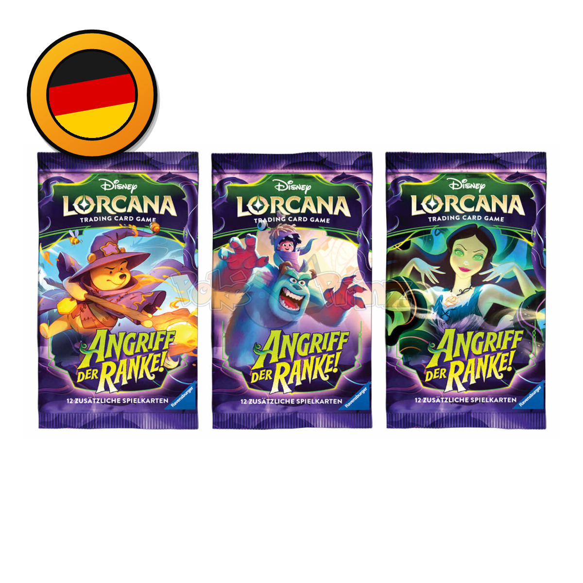 Disney Lorcana: Angriff der Ranken Booster-Pack (Deutsch) – Einzelpack Sealed OVP - PokéPrinz