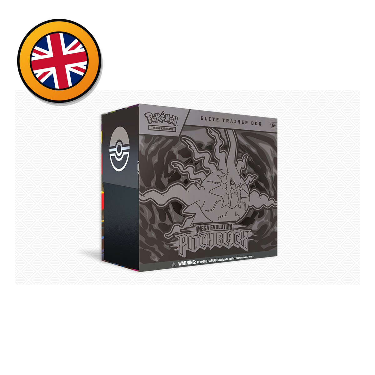 Pokémon TCG: Mega Evolution—Pitch Black Elite Trainer Box (Englisch) – ETB Sealed OVP - PokéPrinz