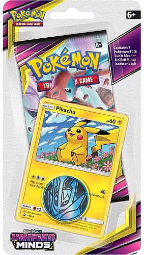 Pokemon Unified Minds Checklane Blister Pikachu & Sudowoodo
