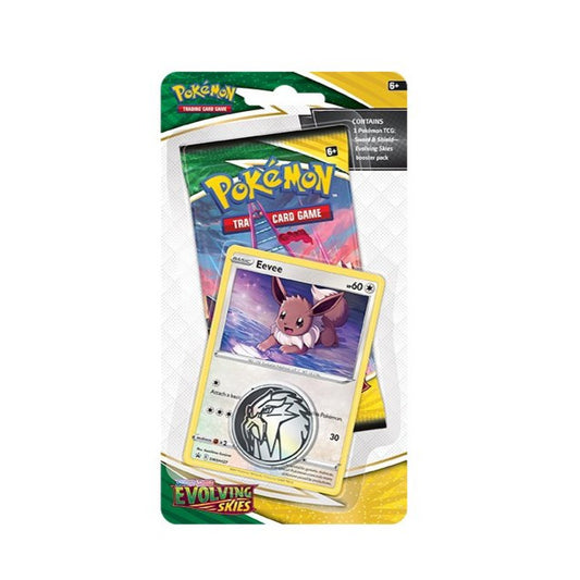Pokemon Evolving Skies Eevee / Slowpoke 1-Pack Blister - Englisch