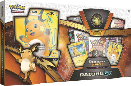 Pokémon-Sammelkartenspiel: Schimmernde Legenden – Raichu-GX Special Collection (Deutsch) - PokéPrinz
