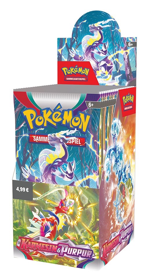 Pokémon TCG: Karmesin & Purpur (KP01) – Booster Display (18 Packs) - PokéPrinz