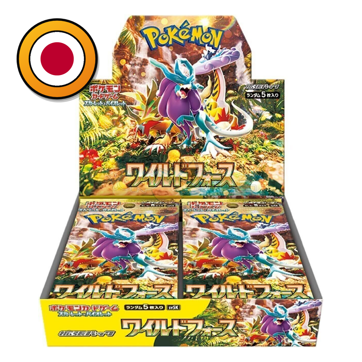 Pokemon Wild Force SV5k - Display - Japanese