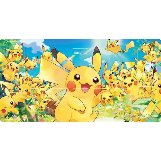 Pokémon TCG: Spielmatte Pikachu "Große Versammlung" (Large Gathering) – Japan Exklusiv - PokéPrinz