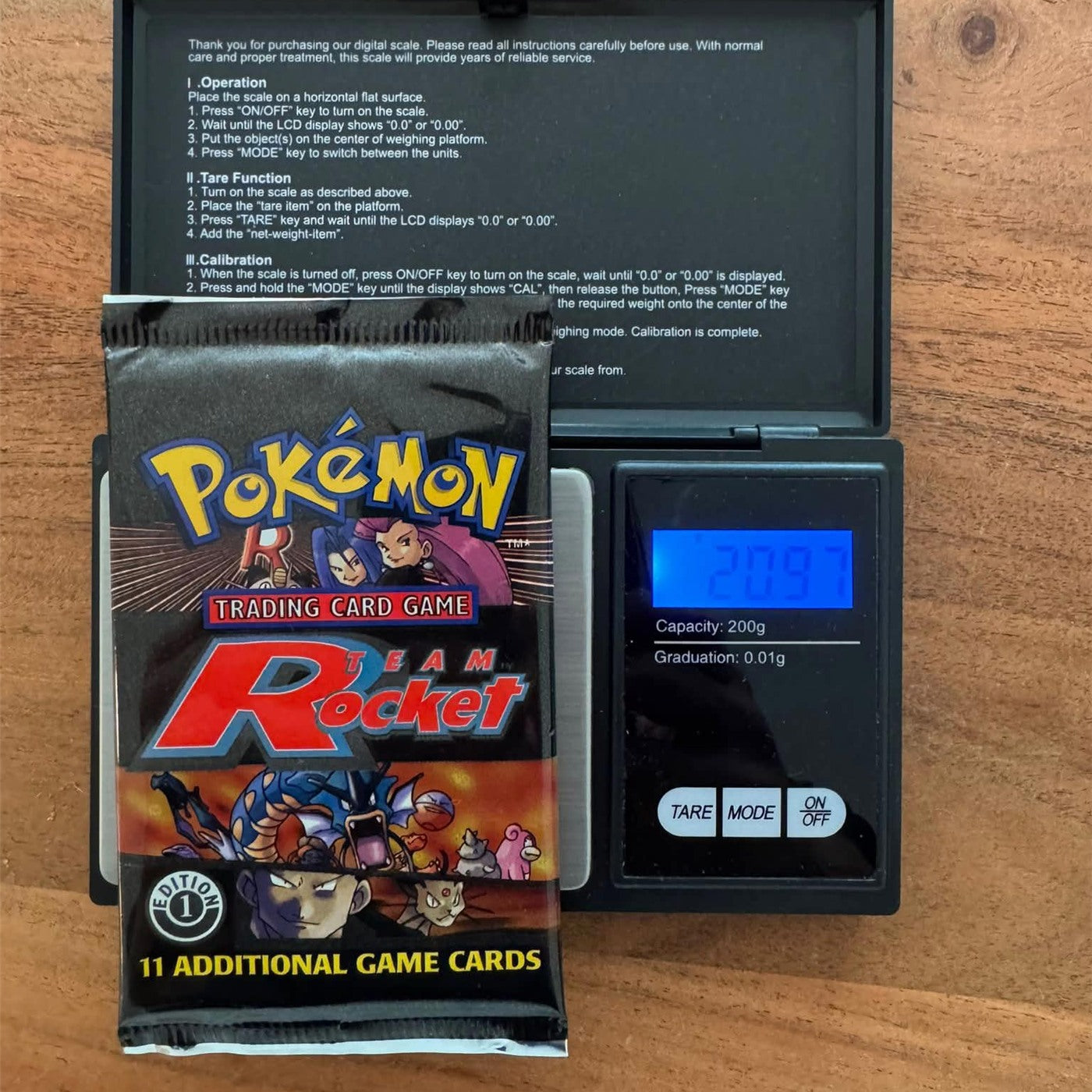 Pokémon TCG: Team Rocket 1st Edition Booster Pack (Englisch) (dB)